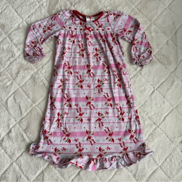 The Elf on the Shelf | Flannel Long Sleeve Clarice Nightgown | Size 4 - Picture 2 of 9